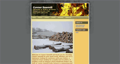 Desktop Screenshot of connersawmill.com